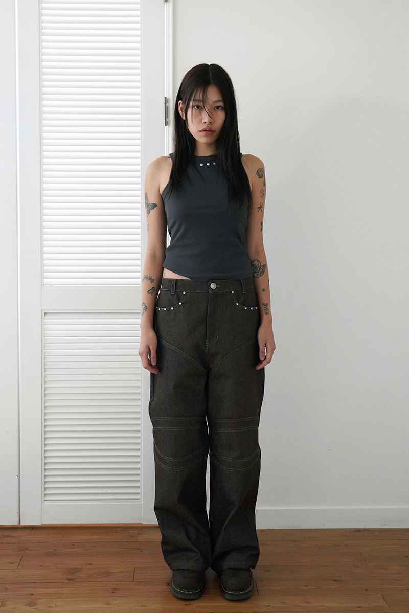 BIKER JEANS IN CACAO